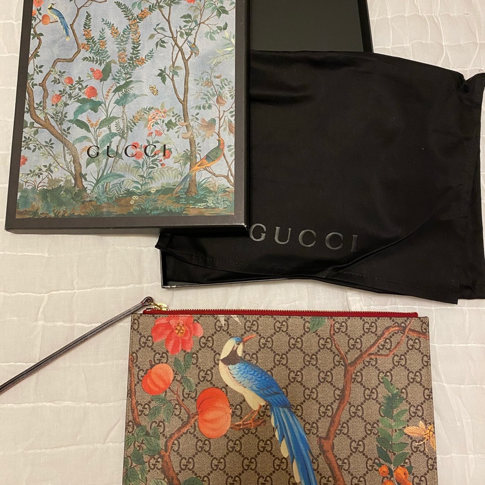 Gucci Tian Zip Pouch